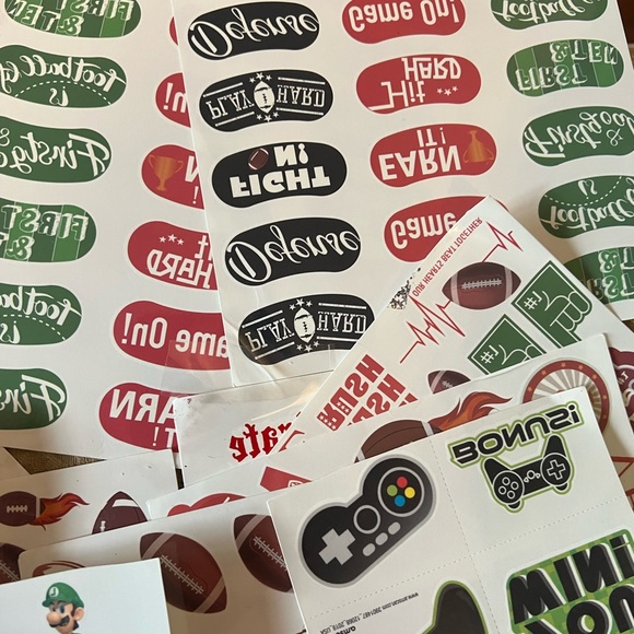 Disney Nick Jr nickoleon gaming Tattoos Lot Assortment new - Picture 5 of 7